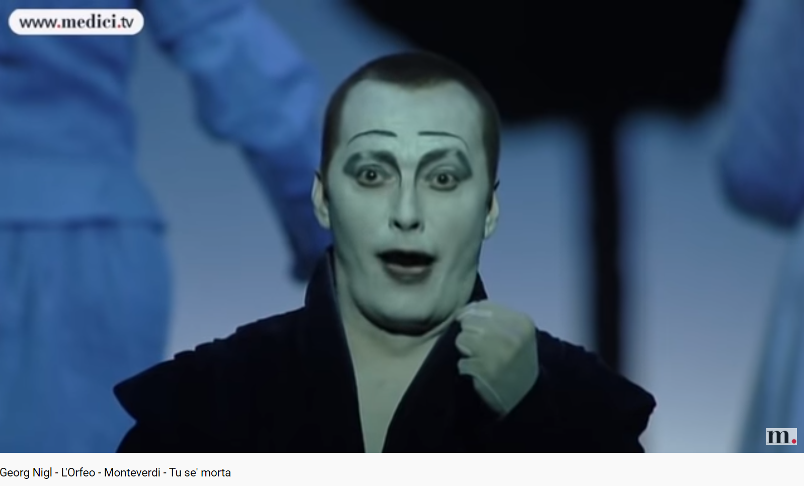 Monteverdi Orfeo Tu sei morta