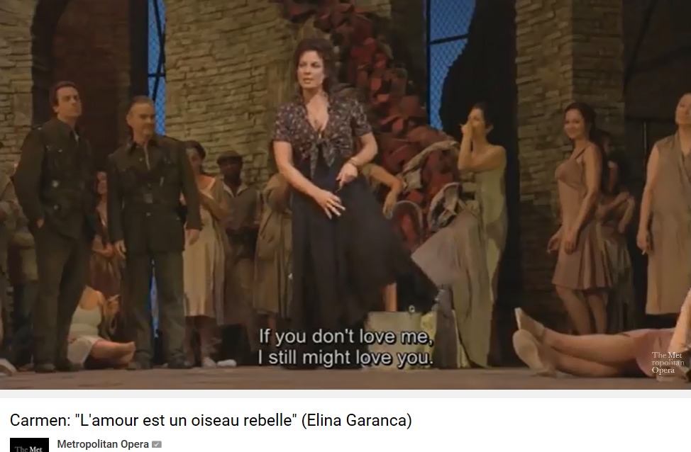 Bizet Carmen habanera