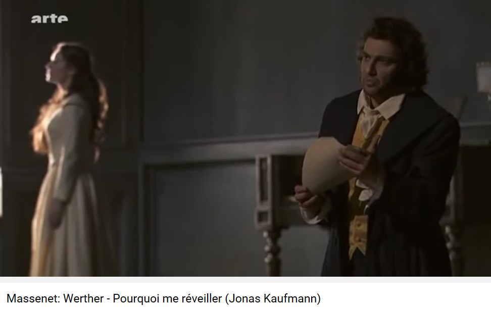 massenet werther pourquoi me réveiller kaufmann