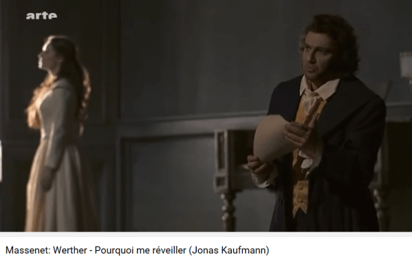 massenet werther pourquoi me réveiller kaufmann