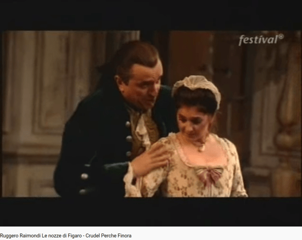 Mozart Les Noces de Figaro Crudel perché finora