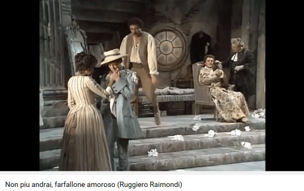 Mozart Les Noces de Figaro Non piu andrai