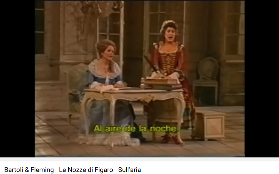 Mozart Les Noces de Figaro Sull aria