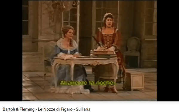 Mozart Les Noces de Figaro Sull aria