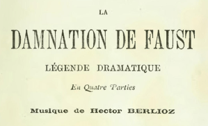 la damnation de Faust