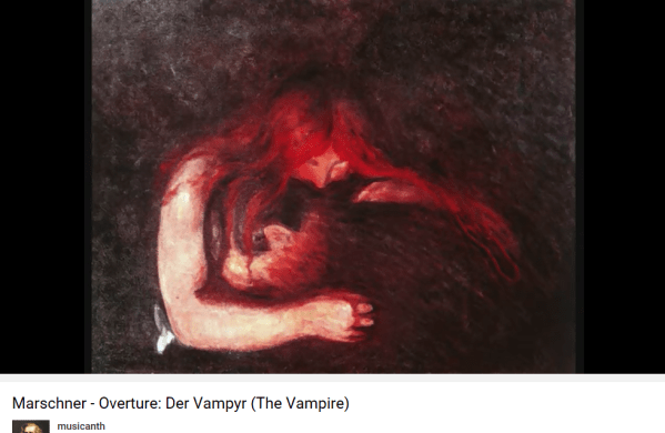 Marschner Le Vampire ouverture