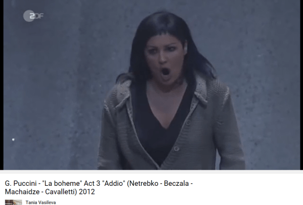 Puccini Bohème Acte III Adio