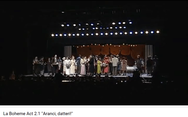 Puccini la Bohème chœur d'enfants