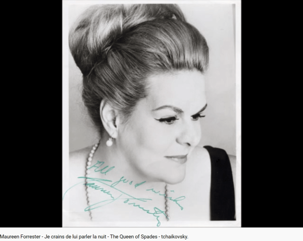 Tchaïkovski la Dame de pique air de la comtesse