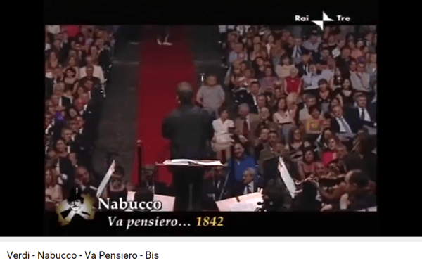 Verdi Nabucco Va pensiero bis