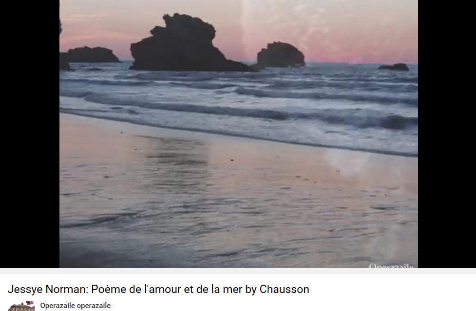 Chausson poème de l'amour et de la mer