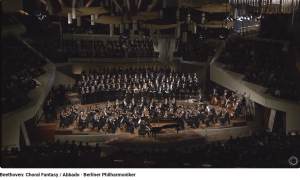 Beethoven Fantaisie chorale pour piano chœur et orchestre
