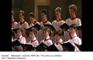 Haendel Messie For unto us a child is born