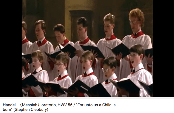 Haendel Messie For unto us a child is born