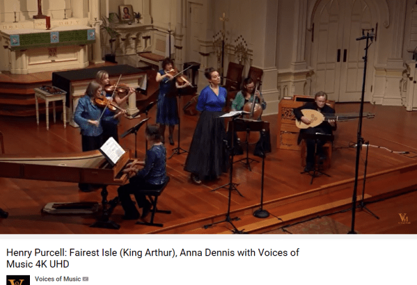 Purcell King Arthue Fairest Isle