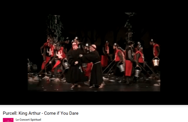 purcell king arthur come if you dare
