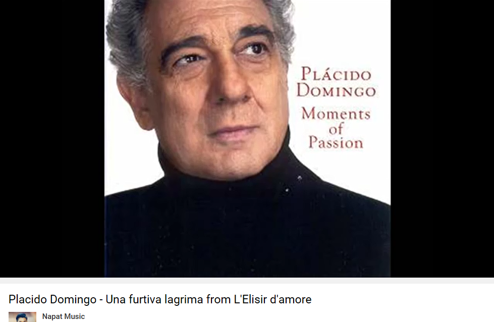 Donizetti Élixir Una furtiva lagrima