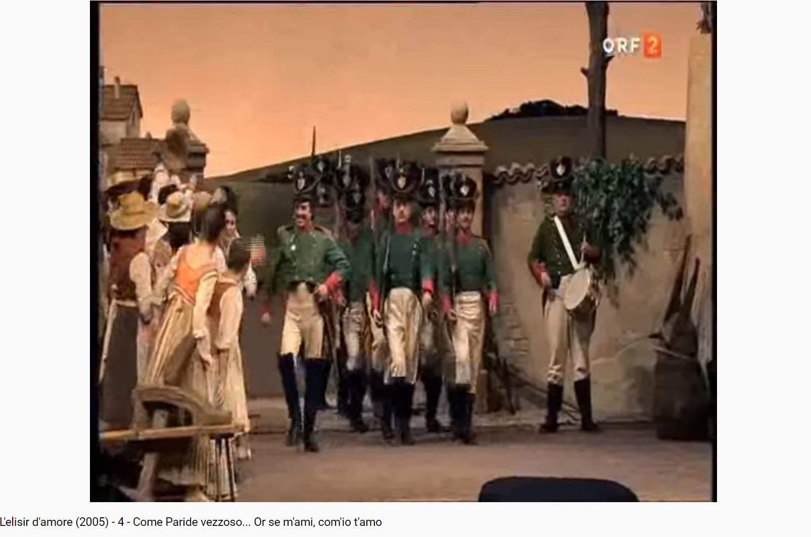 Donizetti l'Elisir d'amore Come Paride vezzoso