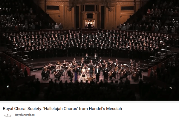 Haendel Messiah Allelujah