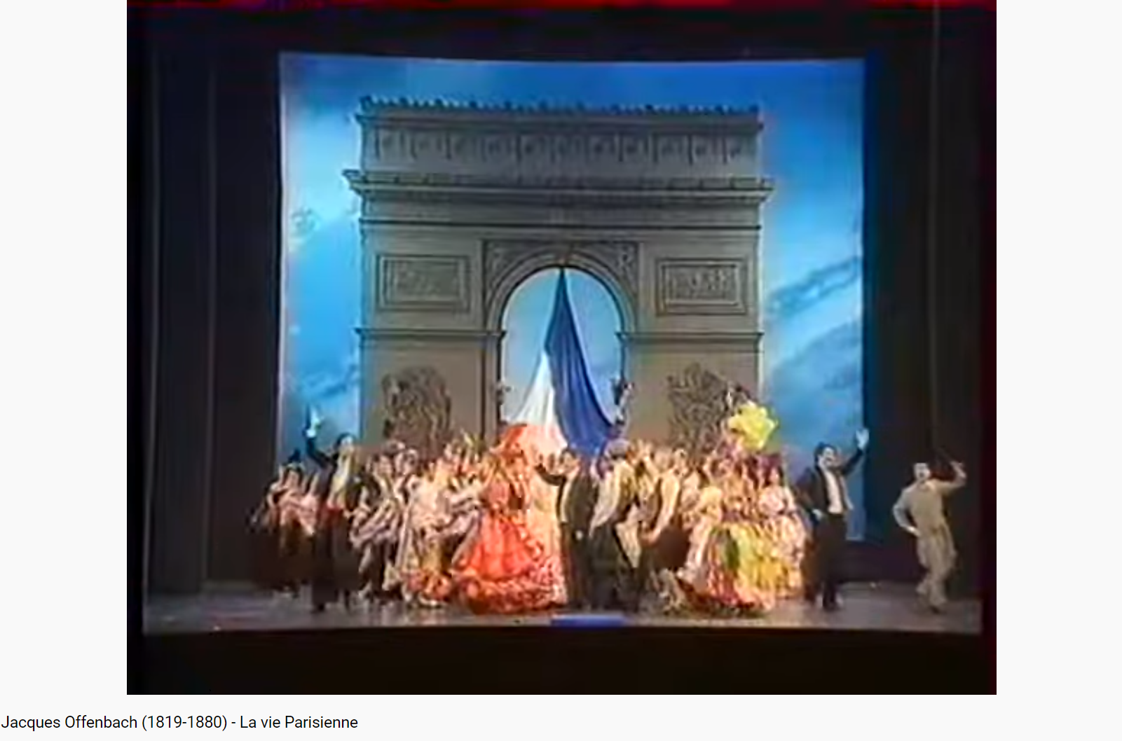 Offenbach la Vie parisienne pif paf pouf