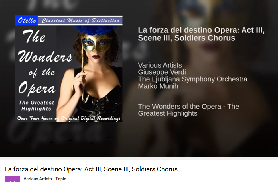 Verdi La forza Acte III Rataplan