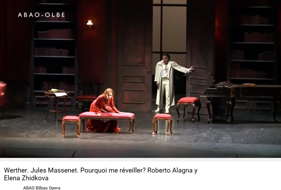 Massenet Werther Pourquoi me réveiller Alagna