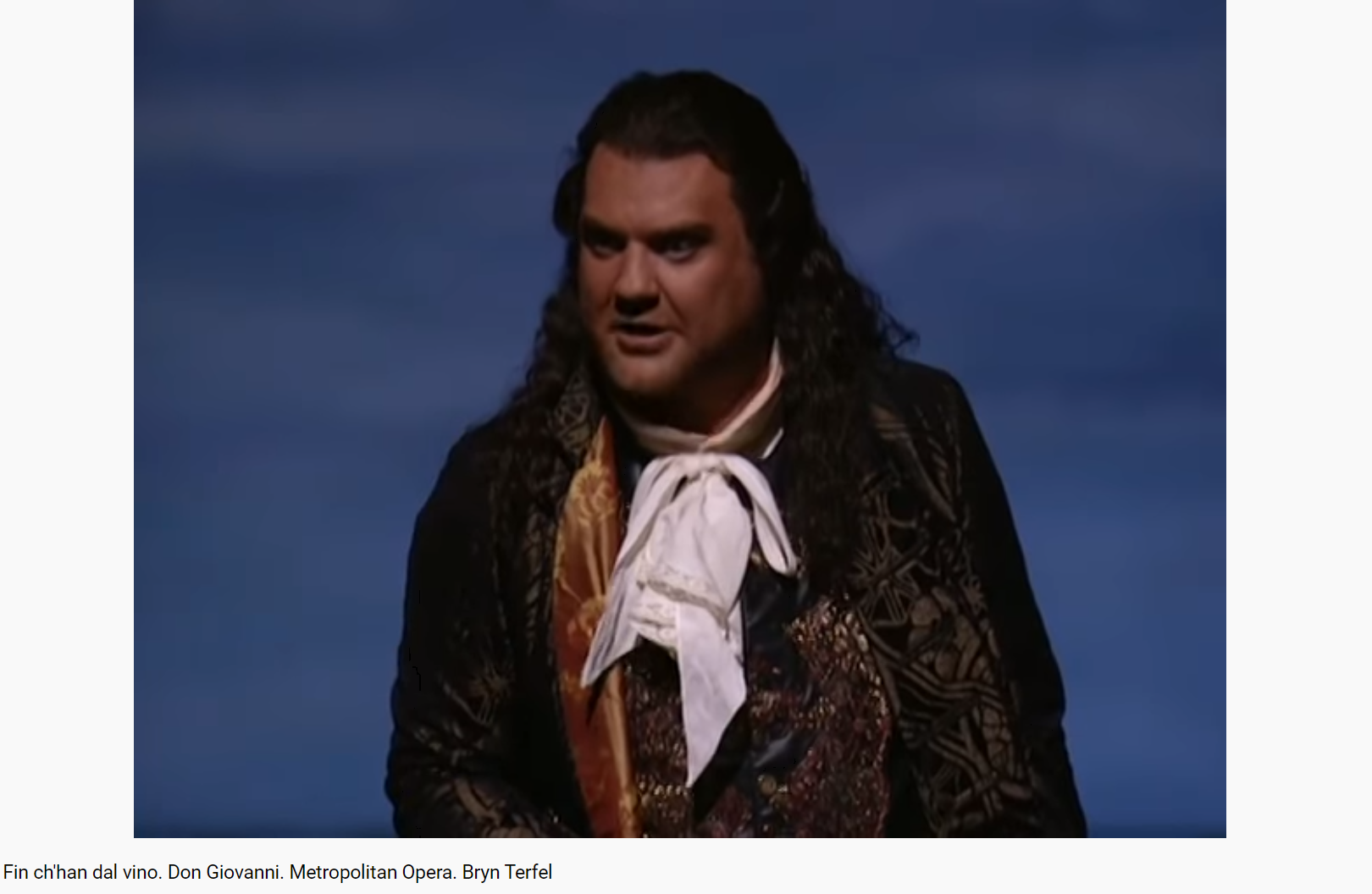 Mozart Don Giovanni Fin ch'han dal vino