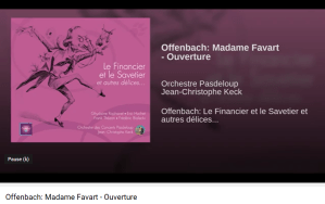 Offenbah madame Favart ouverture