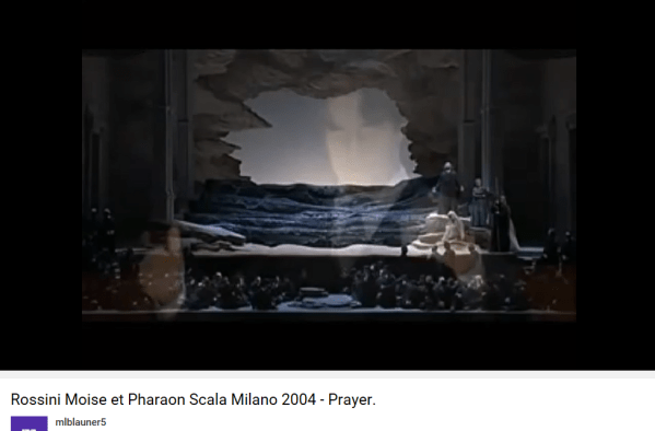 Rossini Moïse en Égypte