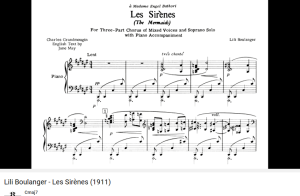 Lili Boulanger Les Sirènes