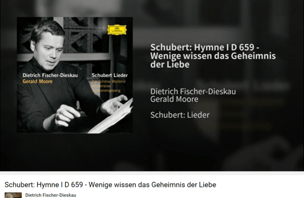 Schubert Hymne 1 D 659
