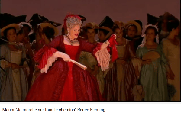 massenet manon je marche sur tous les chemins