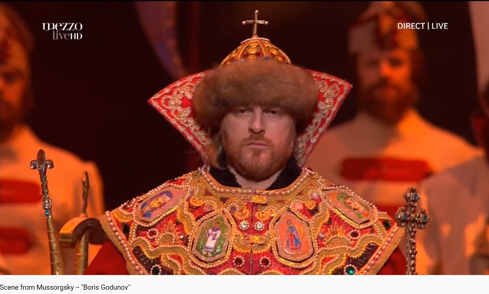 Mousssorgski Boris Godounov scène du couronnement