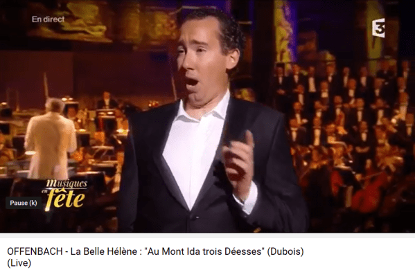 offenbach la belle hélène le jugement de paris