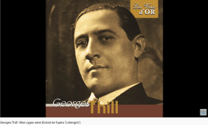 Wagner Lohengrin Mon cygne aimé (Georges Thill)