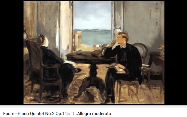 Fauré quintette avec piano