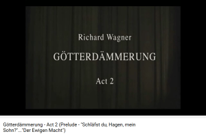 Wagner Crépuscule Schläfst du Hagen
