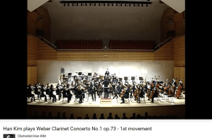Weber concerto pour clarinette n 1