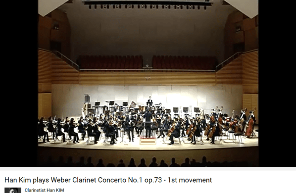 Weber concerto pour clarinette n 1