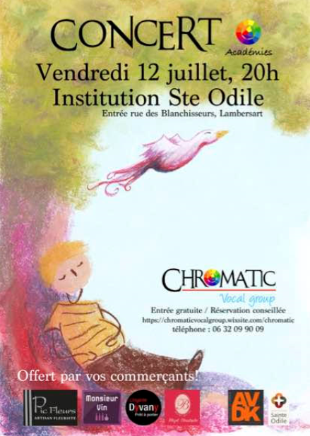 affiche chromatic vocal group