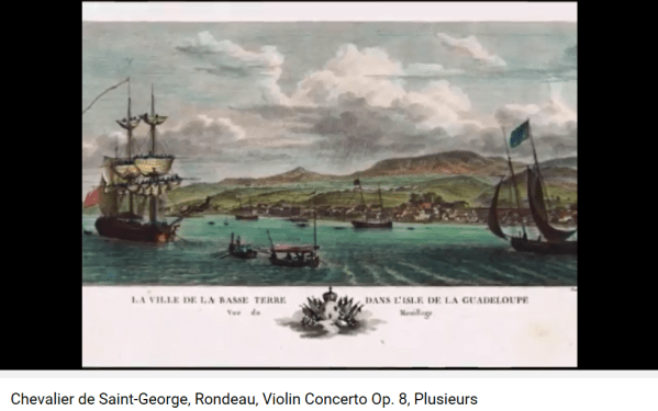 de Saint-Georges concerto pour violon