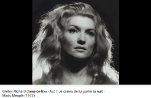 Grétry Richard Coeur de lion je crains de lui parler