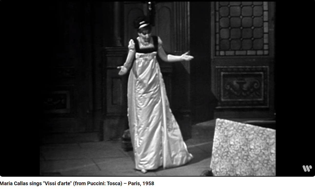 Puccini Tosca Vissi d'Arte (Callas)