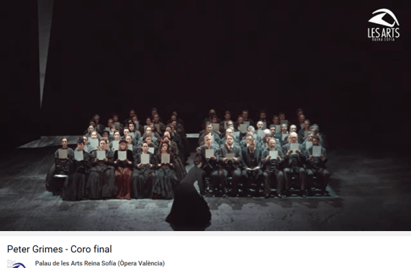 Britten Peter Grimes scène finale