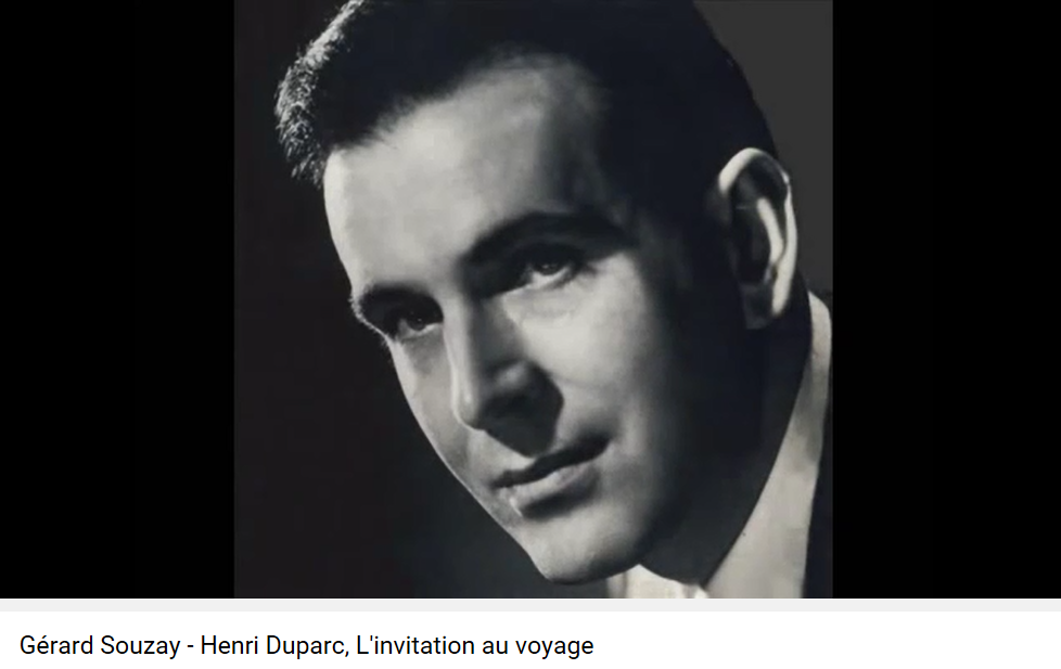 Duparc Baudelaire Invitation au voyage