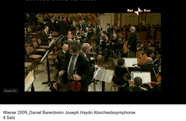Haydn Symphonie les Adieux