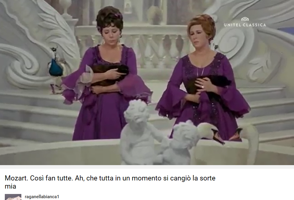 Mozart Cosi fan tutte Ah, che tutta in un momento