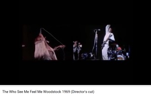 The Who Tommy See Me Feel Me Woodstock