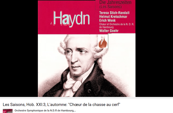 Haydn les Saisons l'automne