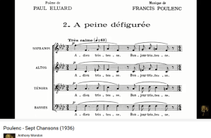 Poulenc Adieu tristesse